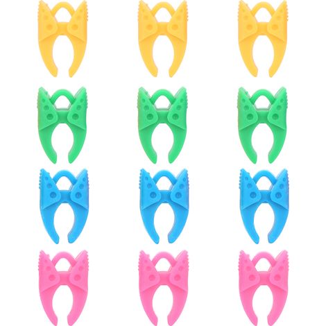 Lot de 12 pinces à bobine en silicone pour accessoires de couture (1/5)