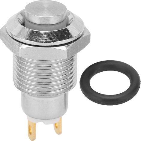 10-mm-Drucktaster aus Edelstahl, wasserdichter 3-V-Momentan-Starttaster (1/5)