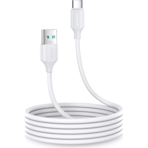 USB - Câble de chargement et de transmission de données USB Type C 3A, 2 m, blanc