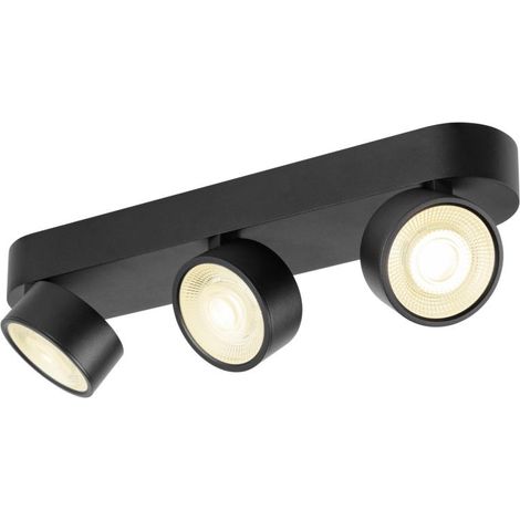 Plafonnier et applique KALU 2.0 intérieur triple noir 28W 3000K PHASE - SLV - 1010273