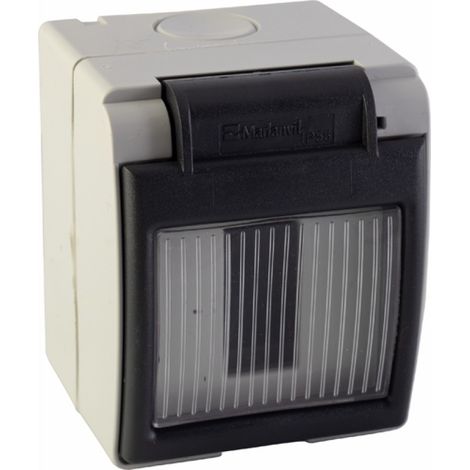 SCATOLA STAGNA X ESTERNO C/PORTELLO 1 POSTO IP55 MAURER