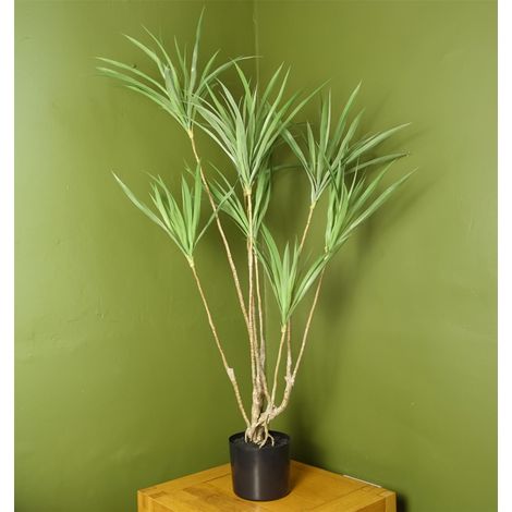 125cm Dragon Plant Dracaena Tree Artificial Natural Look (1/5)