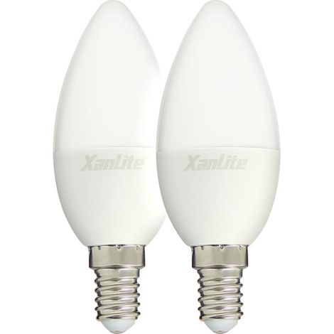 Ampoule LED flamme, culot E14, 5W cons. (40W eq.), lumière blanc chaud (1/5)