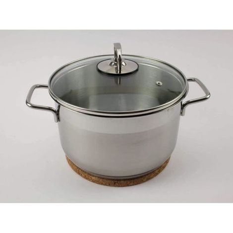 Sous-Plat - Liège Naturel - 19 Cm De Diamètre - Pour Protection Table Cuisinière - Lot De 3 (1/4)