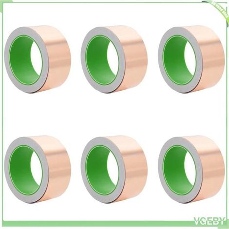 Ruban en cuivre - FAFEICY - 42008347 - 6 pcs - 2000 x 5 cm - Adhésif double-face (1/5)