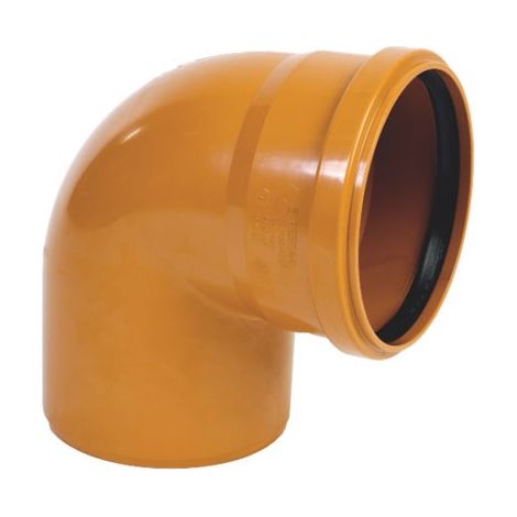 Codo de PVC M-H 87º - CREARPLAST Medidas: 110x87 mm