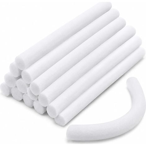 12 Tiges Mousse Canapé Blanches, Boudins pour Housse et Coussins (1/5)