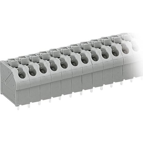 WAGO 250-512 Morsetto a molla 1.00 mm² Numero Poli (num) 12 Grigio 1 pz. (1/2)