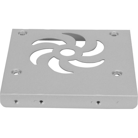Support Disque Dur 2.5 Pouces Vers 3.5 Pouces - Adaptateur Métal Pour Sata Ide - Installation Facile Blanc - Lot De 1 (1/5)