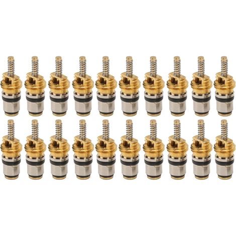 20PCS Automotive Car Air Conditioning Valve, 21.79mm AC High Pressure Valve Steam for valve tool
