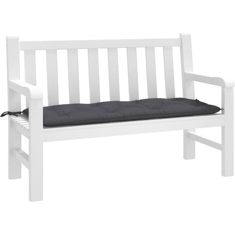 vidaXL Cuscino per Panca Antracite 120x50x7 cm in Tessuto Oxford
