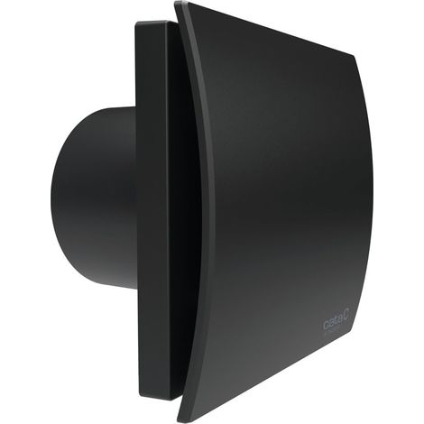 Ventilateur axial salle de bain SILENTIS UC 10, 8W, gaine 100mm, noir (1/2)
