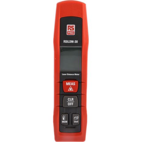 Télémètre laser RS PRO ILDM-30 d'une portée de 0,05 30m ±1,5 mm Impérial, Métrique ( Prix pour 1 )