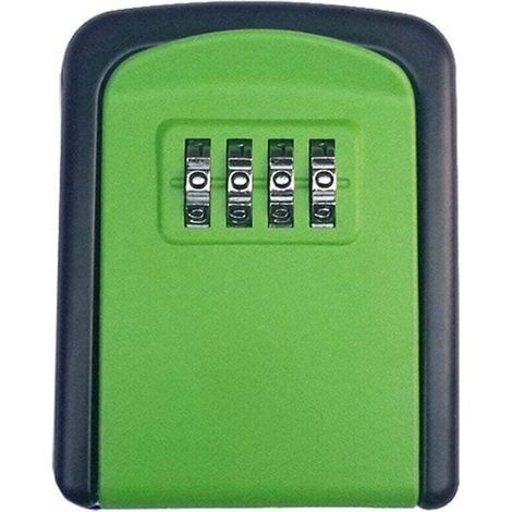 Key Safe Box Wall Mounted Combination Safe Box Green MUMU (1/4)
