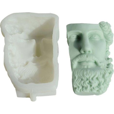Moule en silicone pour bougie statue (1/4)