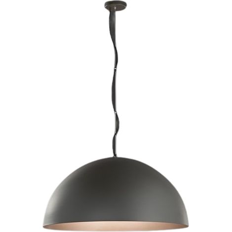 Sospensione Contemporanea Steel Metallo Grigio 1 Luce E27 Ip20 D60 (1/2)