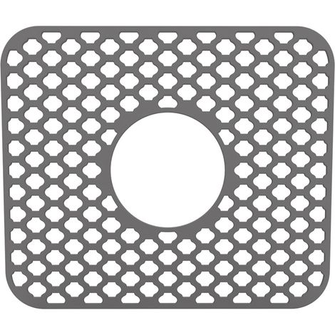 Tapis De Lavabo En Silicone - Protège Fond De Lavabo - Antidérapant Avec Pieds Surélevés - Pour Lavabos En Acier Inoxydable Ou Porcelaine - 34,5 X 29,5 Cm - 1 Pièce (1/5)