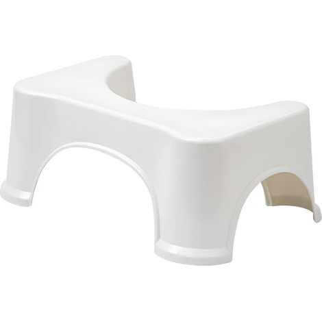 Support renforc pour tabouret accroupi blanc (1/5)