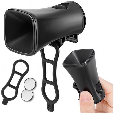 Campanello piccolo nero per bicicletta elettrica (1/5)