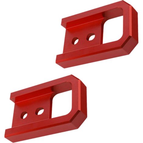 Gancho de remolque DY1653 compatible con Toyota Tacoma (2024-2026) y 4Runner (2025-2026), color rojo.
