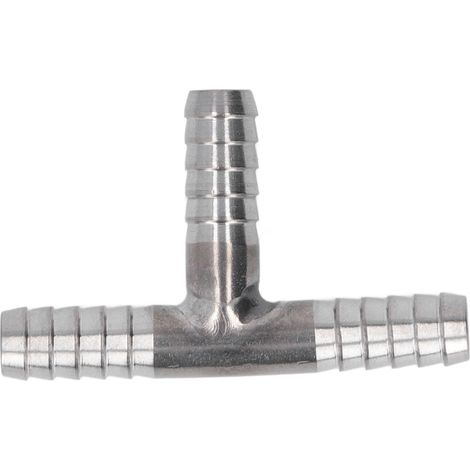3-Wege-T-Stück aus Edelstahl, Hochleistungs-Anschlussstück für Flüssigkeiten und Gase, 8 mm (1/5)