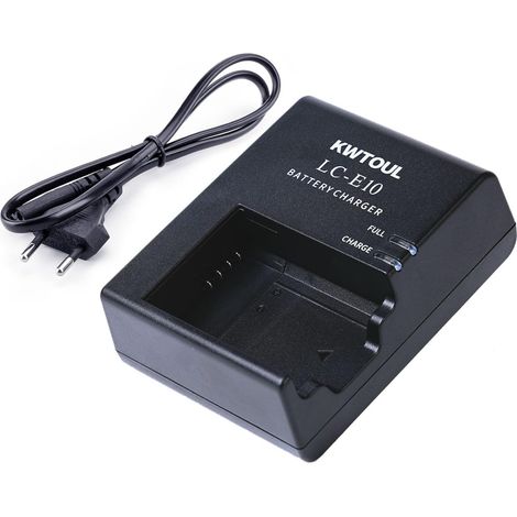 LC-E10C LC-E10 LC-E10E Chargeurs de Batteries Compatible avec 1100D 1200D 1300D 1500D 2000D 3000D 4000D EOS Rebel T3 T5 T6 T7 T100 Kiss X50 Kiss X70 Appareils Photo (1/5)