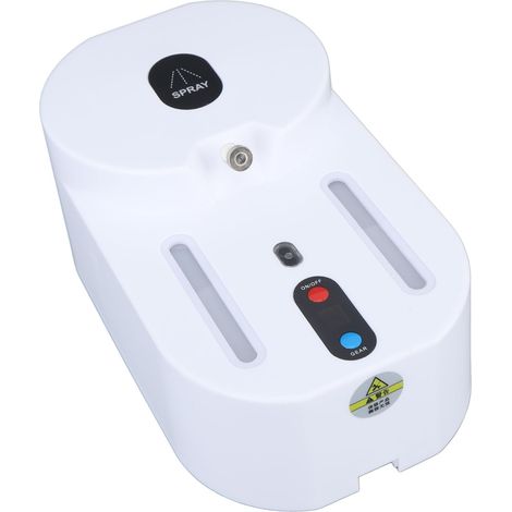 Dispenser di sapone liquido a parete, automatico, igienico, in ABS, ampiamente utilizzato in cucina (modello spray).