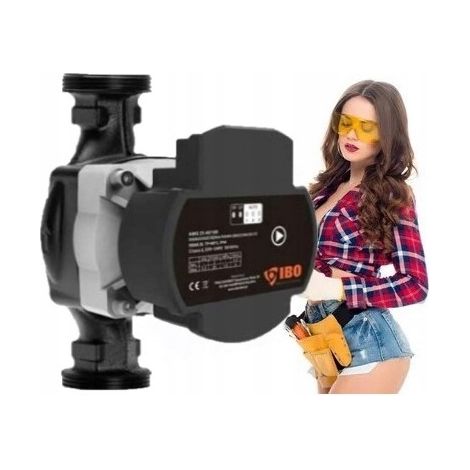 Ibo Pompe de circulation électronique AMG 25-60/130 PWM - Économie d'énergie - 8 modes