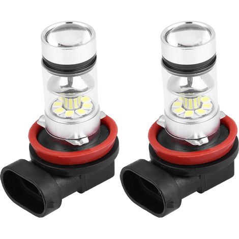 2 ampoules LED 100W super lumineuses pour phares et antibrouillards de voiture, lumière blanche, conversion directe (1/5)