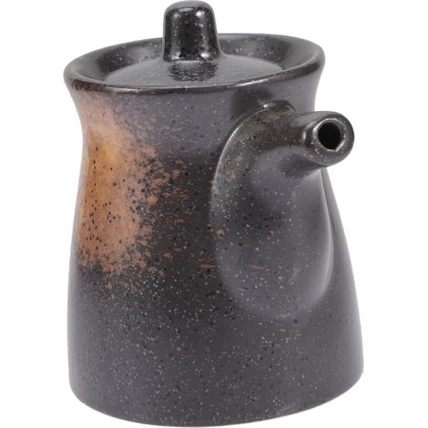 Bouteille de Sauce Céramique Japonaise Distributeur de Vinaigre et Sauce Soja Récipient de Condiments Petit Format Design Élégant et Facile à Nettoyer (1/5)