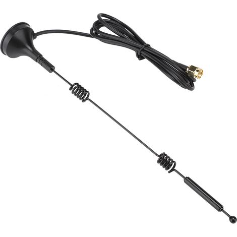 Routeur Wi-Fi omnidirectionnel double bande 2,4/5 GHz à gain élevé 12 dBi avec antenne double hélice (5 mètres) (1/5)