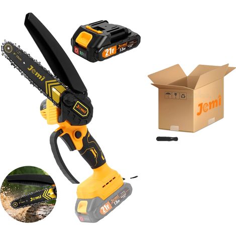 Tronçonneuse, Portable 6 Pouces, Système de Lubrification Automatique, 1xBatterie Carton (1/2)