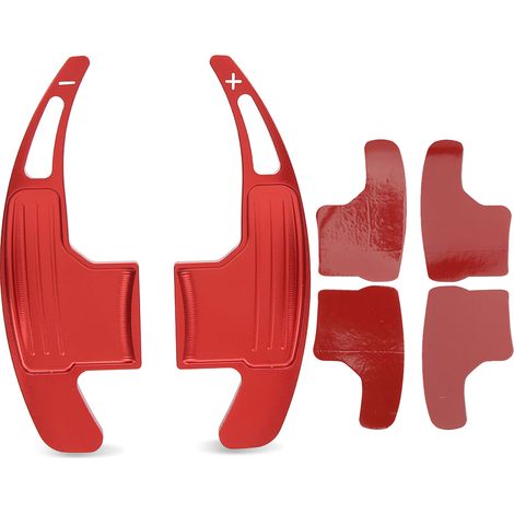 Schalthebelverlängerung aus Aluminiumlegierung, 1 Paar, Ersatzteil für Ford Mustang V6 EcoBoost GT Shelby (2015–2022), rot (1/5)