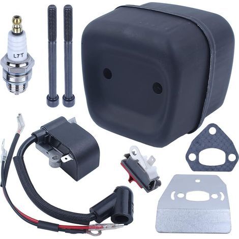 Kit de Joint de Bouclier Thermique de Boulon de Silencieux d'échappement pour Husqvarna 137 142 et 136 141 Le 41 36 545006044 Pièces de Rechange de Moteur de tronçonneuse (1/5)