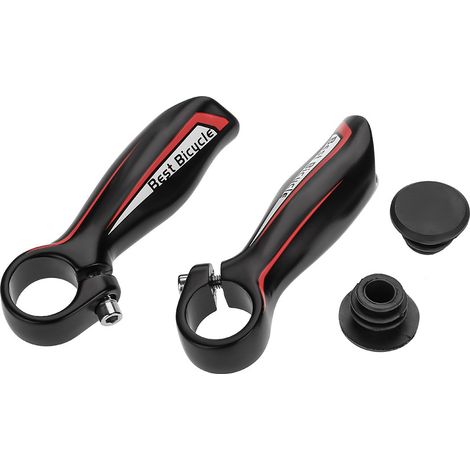 1 paire poignées extrémités guidon VTT aluminium alliage 22.2mm