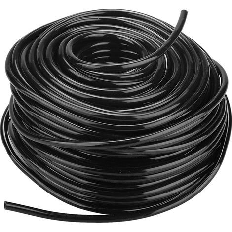 Tuyau d'arrosage en plastique PVC 4 mm de diamètre intérieur, flexible et portable, durable, accessoires de jardin pour l'extérieur, 50 m (1/5)