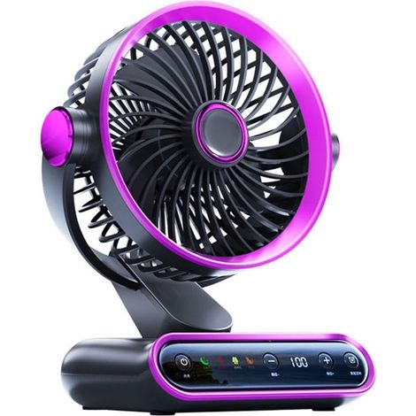Ventilatore da tavolo intelligente，ventilatore da scrivania，circolatore d'aria，ventilatore con display digitale，auto-timer (1/5)