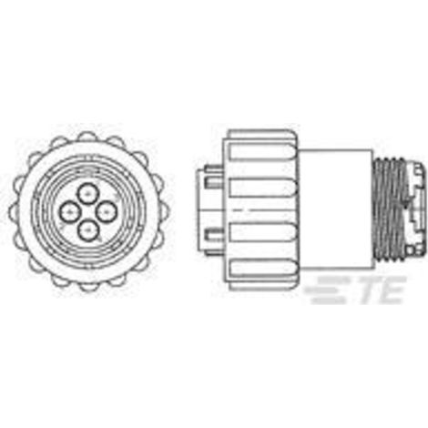 TE Connectivity 796288-1 Rundstecker Stecker, gerade Gesamtpolzahl: 37 Serie (Rundsteckverbinder): C