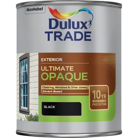 Dulux Trade Ultimate Opaque - Black - 1L