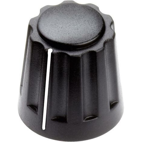 Tête de bouton rotatif Mentor 4331.6001 avec pointeur noir (Ø x H) 14.5 mm x 14 mm 1 pc(s) (1/3)