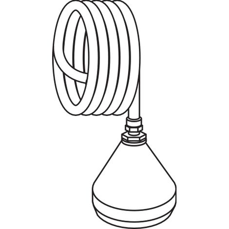 Wilo Staudruckglocke mit 10 m Schlauch (1/4)