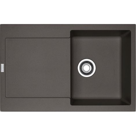 Franke Einbauspüle Maris MRG 611-78 Fragranit+ Schiefergrau, Excenterbedienung (Druckknopf)
