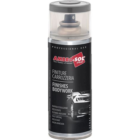 Smalto Vernice Spray Alluminio Cerchi Auto AMBRO-Sol Rapida essiccazione 400 ml. (1/3)