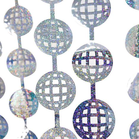 ball Disco Laser Metal Curtains 1m2m, Shiny Tassels, Aluminium Tassel Curtains Shiny Doors And Windows, For Decoration Birthday, Wedding Party