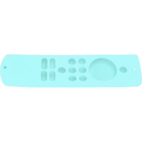 Weiche Silikon-Schutzhülle, rutschfest und stoßfest für die Fire TV Stick Lite Fernbedienung, mit Handschlaufe, mintgrün. (1/5)