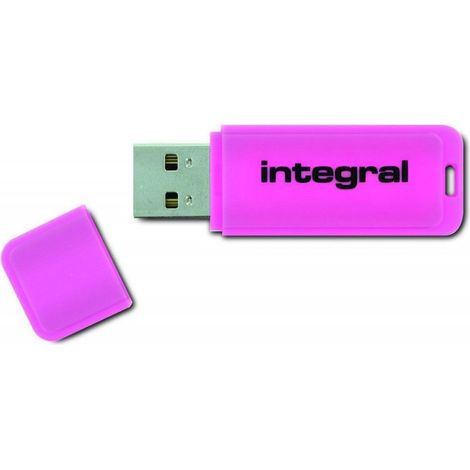 Clé USB INTEGRAL NEON ROSE 64 GO