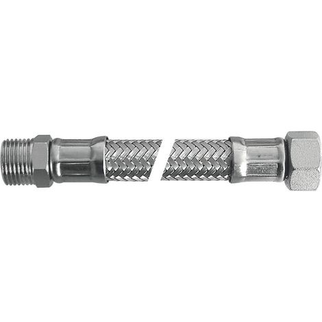 SCELTO DA DESIVERO Flex inox c/ros.mp1/2 f3/8 l.0400 codice prod: DSV04722L (1/2)