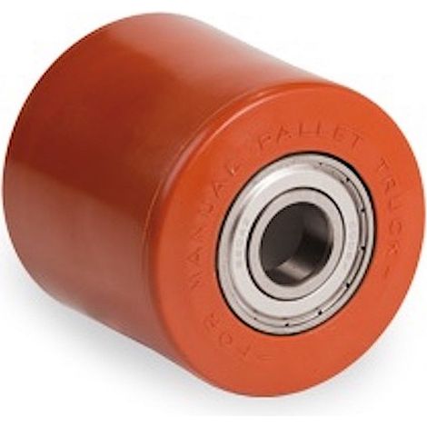 Galet 82 x 70 POLYURÉTHANE ROUGE Alimentaire Alésage (AL) : 20 mm