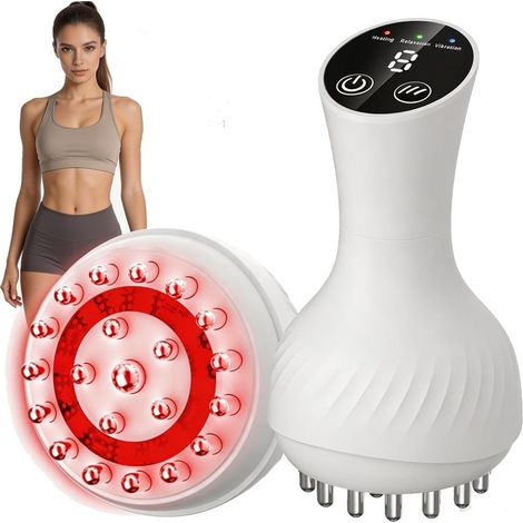 Lymphdrainage-Massagegerät und Anti-Cellulite-Massagegerät, Lymphmassagegerät für Bauch, Arme und Beine, Körperformungsgerät mit Wärme und Vibration (1/5)
