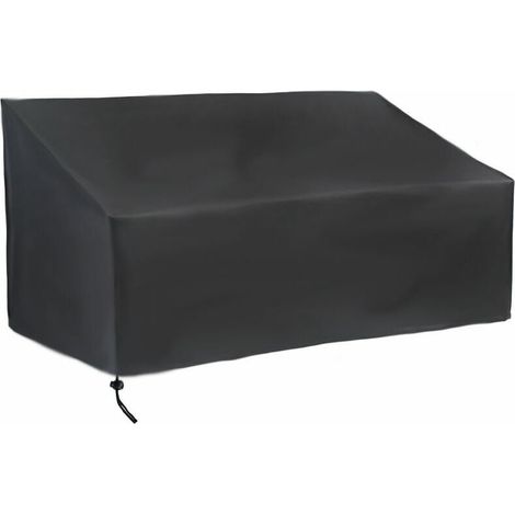 Housse Banc Jardin - Tissu Oxford 210D - Anti-UV Impermeable Coupe-Vent - Pour Banc Extérieur 3 Places - 163x66x89 cm (1/5)